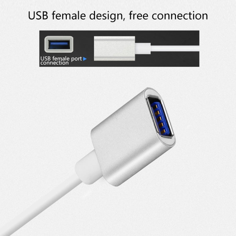 Onten 7562 USB hembra a HDMI Cable adaptador de teléfono a HDTV para iPhone / Android