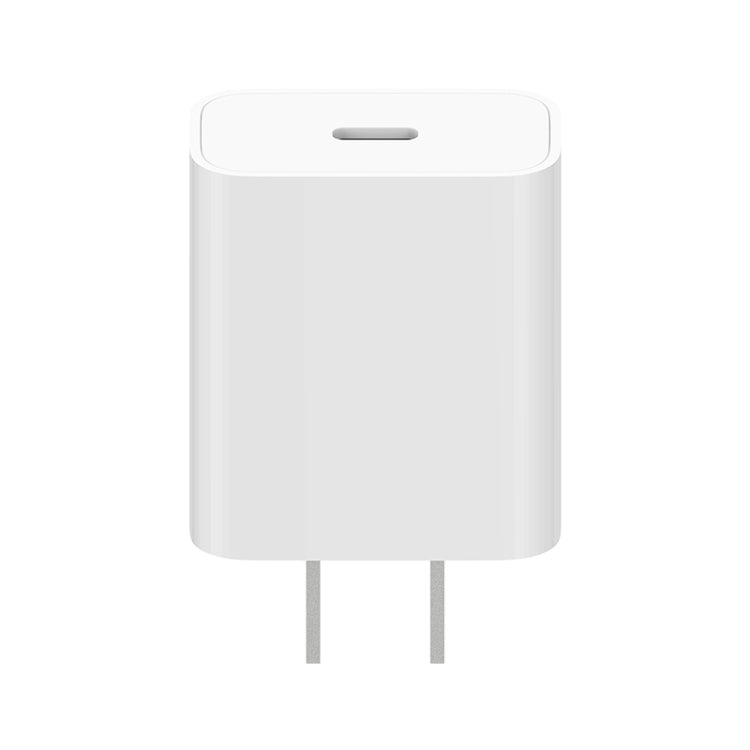 Original Xiaomi AD201 20W Cargador de viaje con interfaz única USB-C / Tipo-C Versión de carga rápida, enchufe de EE. UU., 20W