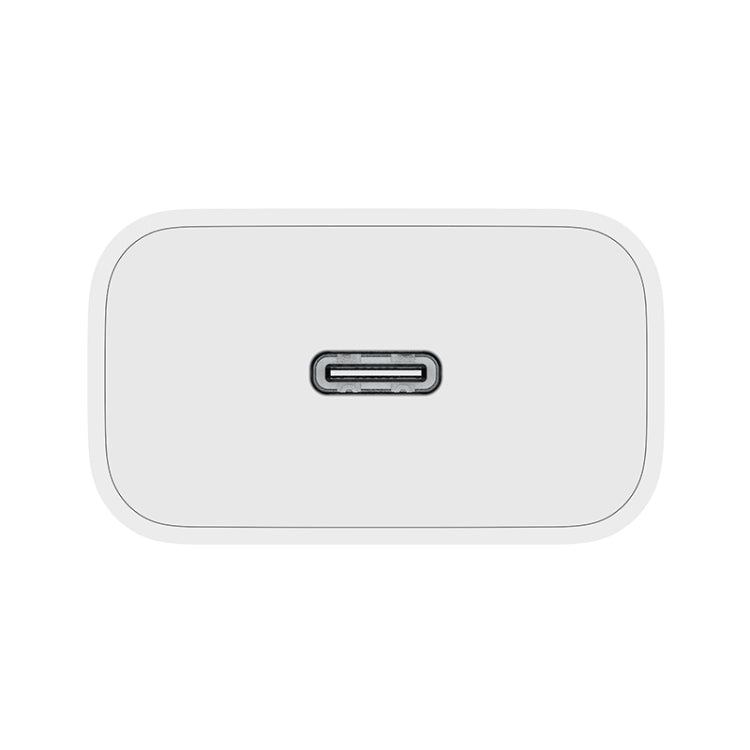 Original Xiaomi AD201 20W Cargador de viaje con interfaz única USB-C / Tipo-C Versión de carga rápida, enchufe de EE. UU., 20W