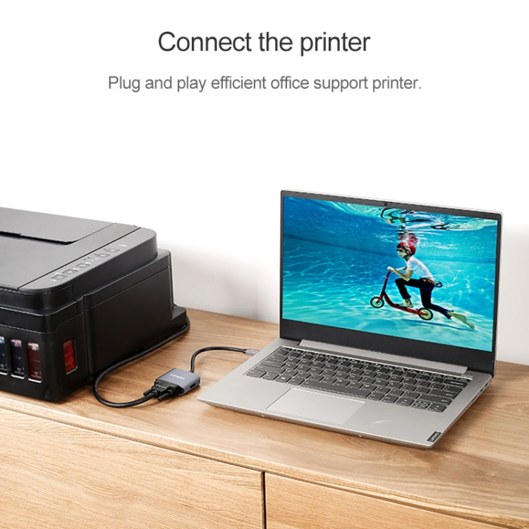 Convertidor USB-C / Type-C a HDMI + VGA original Lenovo C02
