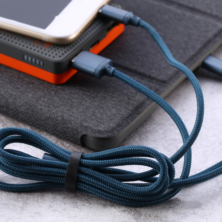 REMAX RC-131TH 1m 2.8A 3 en 1 USB a 8 pines y cable de carga USB-C / Type-C y Micro USB