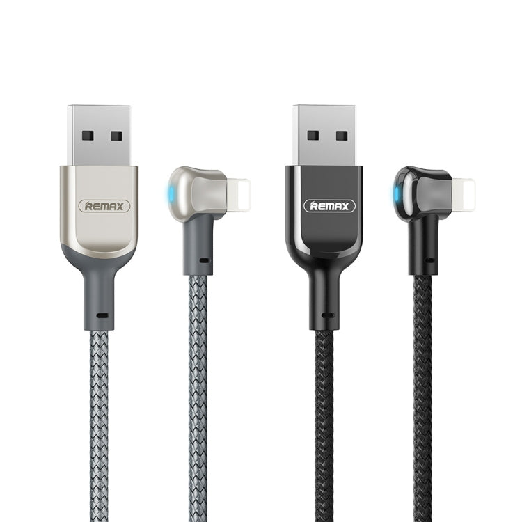 REMAX RC-024i Sury Leyo Serie 1.2m 2.4A Cable de datos USB a 8 pines para iPhone, iPad