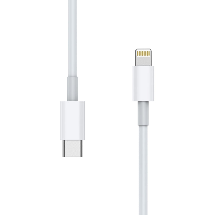 AWEI CL-68 3A Type-C / USB-C a Cable de datos de carga rápida PD de 8 pines, Longitud: 1 m