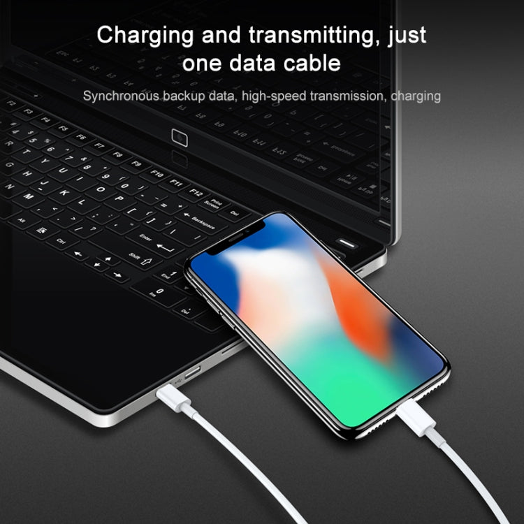 AWEI CL-68 3A Type-C / USB-C a Cable de datos de carga rápida PD de 8 pines, Longitud: 1 m