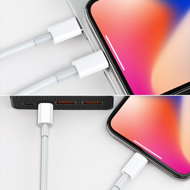 AWEI CL-68 3A Type-C / USB-C a Cable de datos de carga rápida PD de 8 pines, Longitud: 1 m