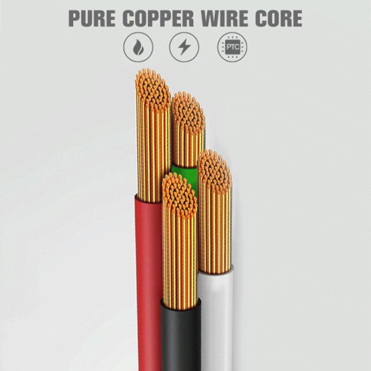 REMAX RC-094i 2m 2.4A USB a cable de datos de carga rápida trenzado de aleación de aluminio de 8 pines, 8 Pin