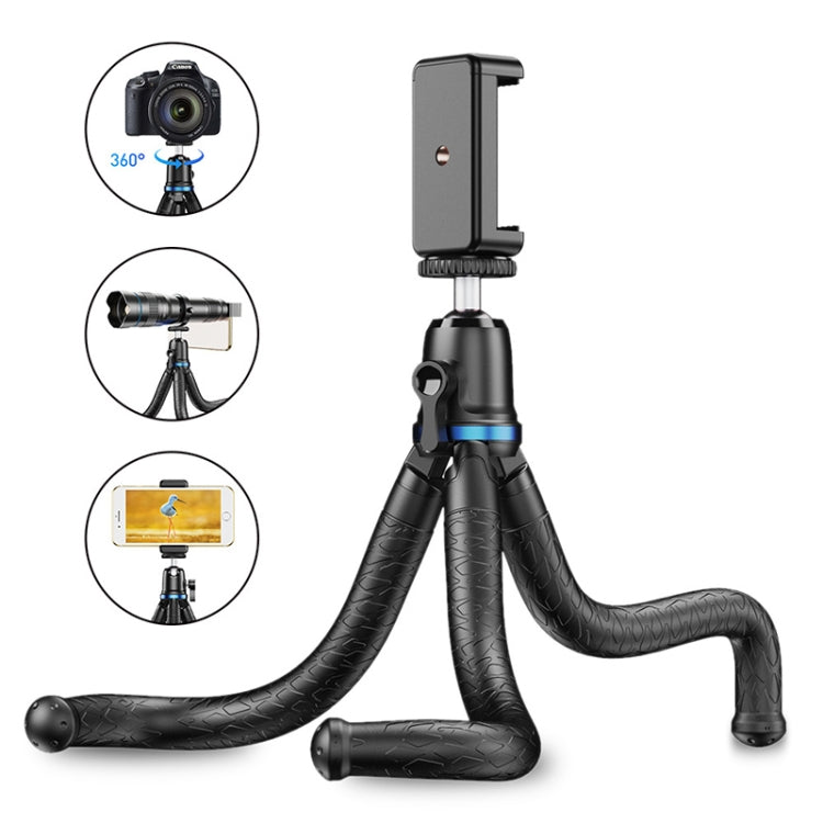 APEXEL APL-JJ10 Cámara deportiva SLR móvil Transmisión en vivo Soporte universal para trípode de pulpo, APL-JJ10