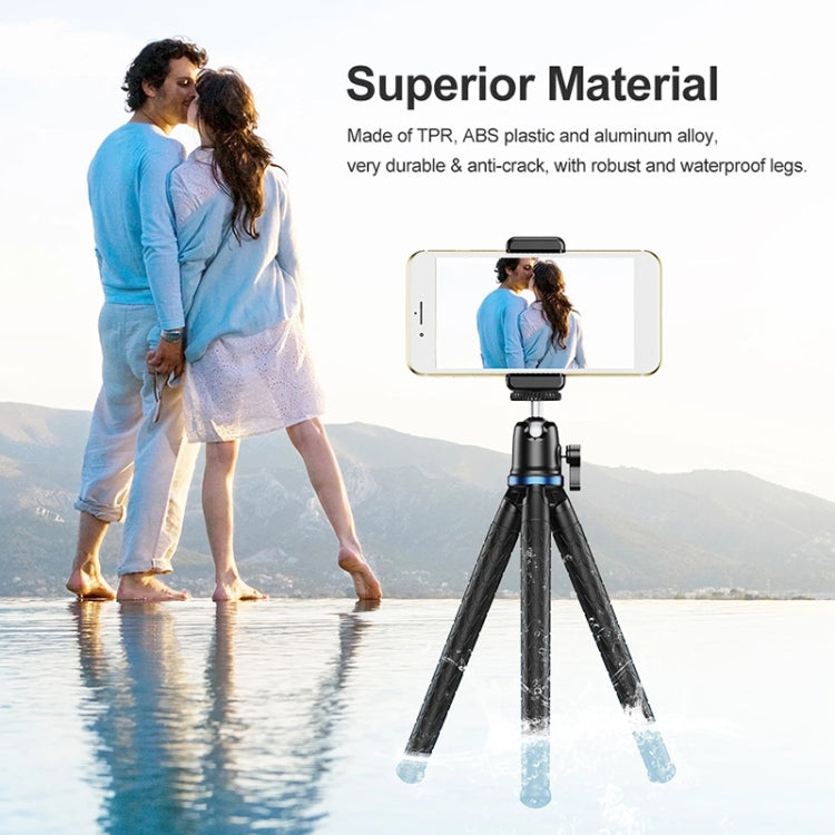 APEXEL APL-JJ10 Cámara deportiva SLR móvil Transmisión en vivo Soporte universal para trípode de pulpo, APL-JJ10