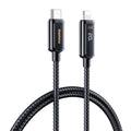 REMAX RC-128i 20W Tipo-C / USB-C a pantalla digital inteligente de 8 pines Cable de datos de carga trenzado de aleación de zinc, longitud: 1,2 m