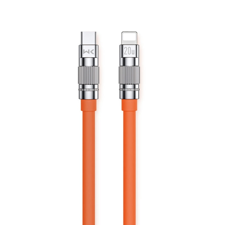 WK WDC-187 Qjie Series Cable de datos de carga rápida USB-C / Type-C de 20 W a 8 pines, longitud: 1 m, USB-C/Type-C to 8 Pin