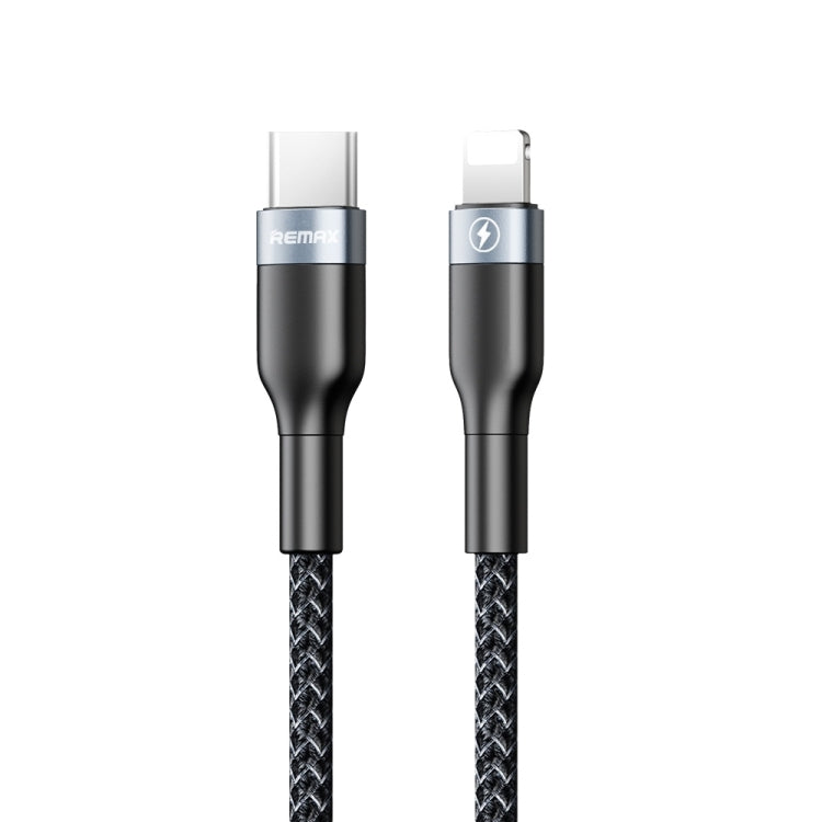 REMAX RC-009i 1m 2.22A USB-C / Type-C a 8 pines 20W PD Cable de datos de carga rápida, Type-C to 8 Pin 20W