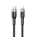 REMAX RC-009i 1m 2.22A USB-C / Type-C a 8 pines 20W PD Cable de datos de carga rápida, Type-C to 8 Pin 20W