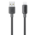 WEKOME WDC-03 Tidal Energy Series 2.4A USB a cable de datos trenzado de 8 pines, longitud: 1 m, USB to 8 Pin