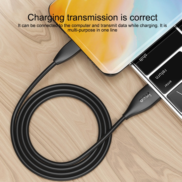 Cable de datos de carga rápida IVON CA87 USB a TPE de 8 pines, longitud del cable: 1 m, 8 Pin