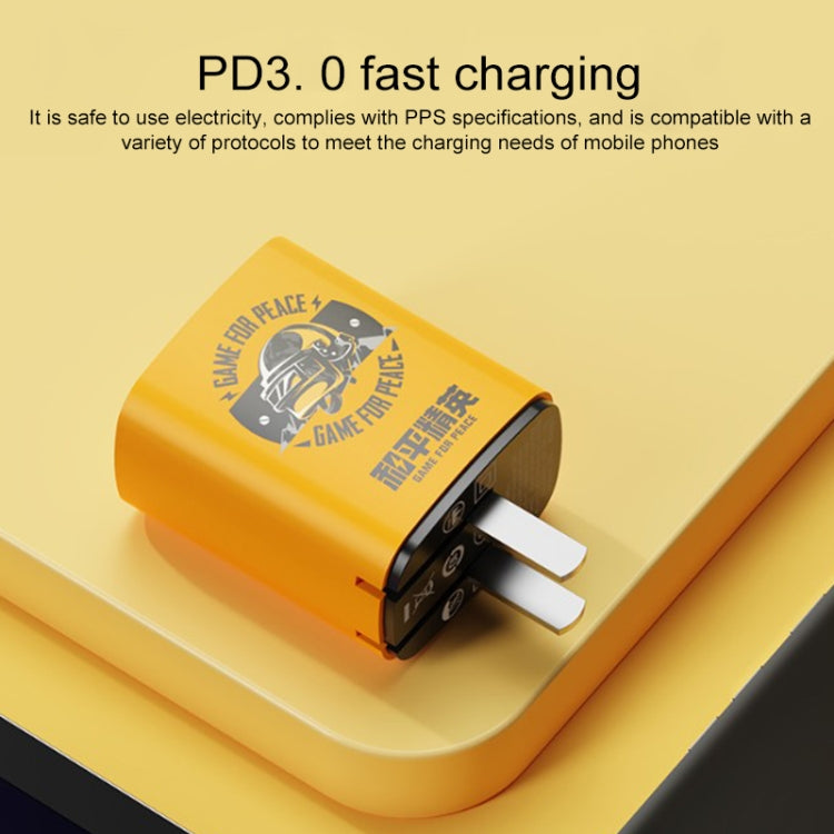 ROCK T42 PD 20W USB + TypeC / USB-C Cargador de viaje de carga rápida de dos puertos, enchufe de EE. UU., Charger