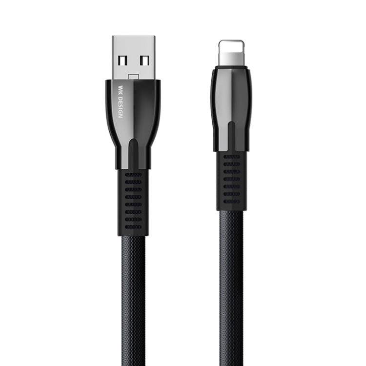 WK WDC-107i 1m 2.4A Serie Saint Zinc Alloy USB a cable de carga de sincronización de datos de 8 pines, 8 Pin