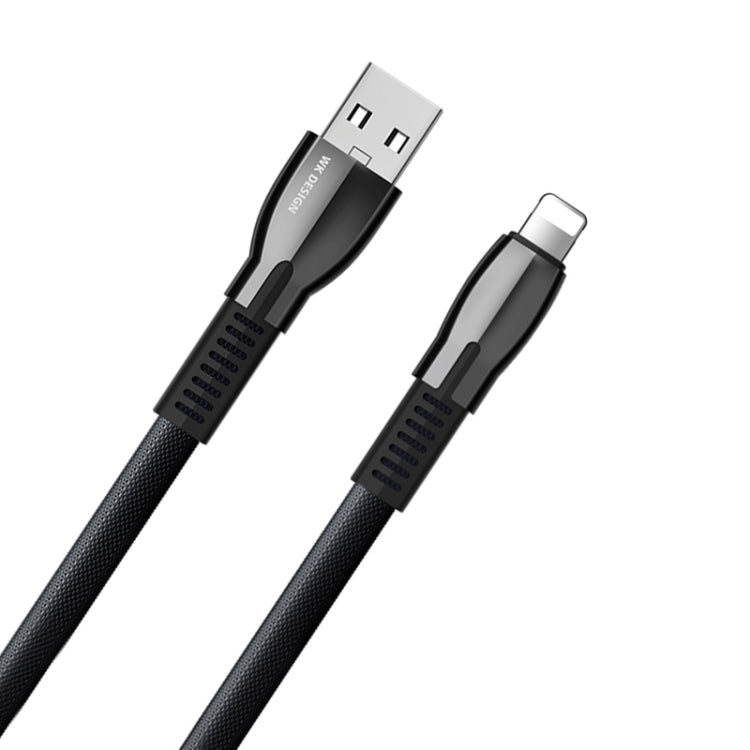 WK WDC-107i 1m 2.4A Serie Saint Zinc Alloy USB a cable de carga de sincronización de datos de 8 pines, 8 Pin