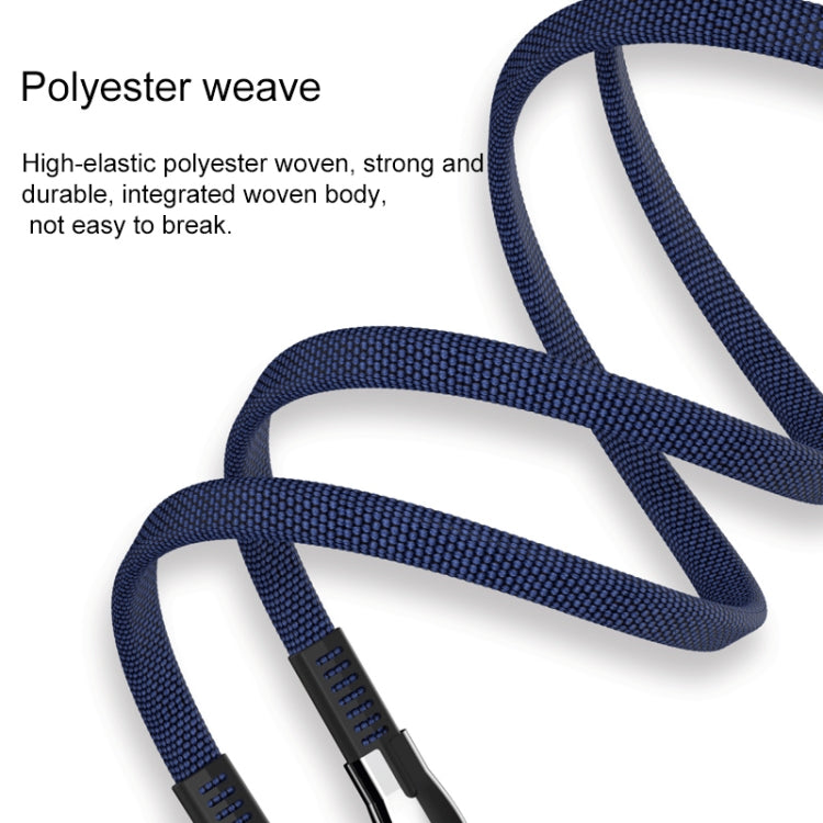 WK WDC-107i 1m 2.4A Serie Saint Zinc Alloy USB a cable de carga de sincronización de datos de 8 pines, 8 Pin