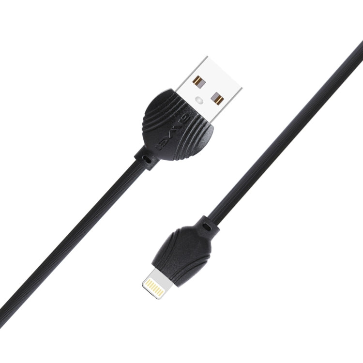 awei CL-63 2.5A Cable de datos de aleación de aluminio de carga + transmisión de 8 pines, longitud: 1 m