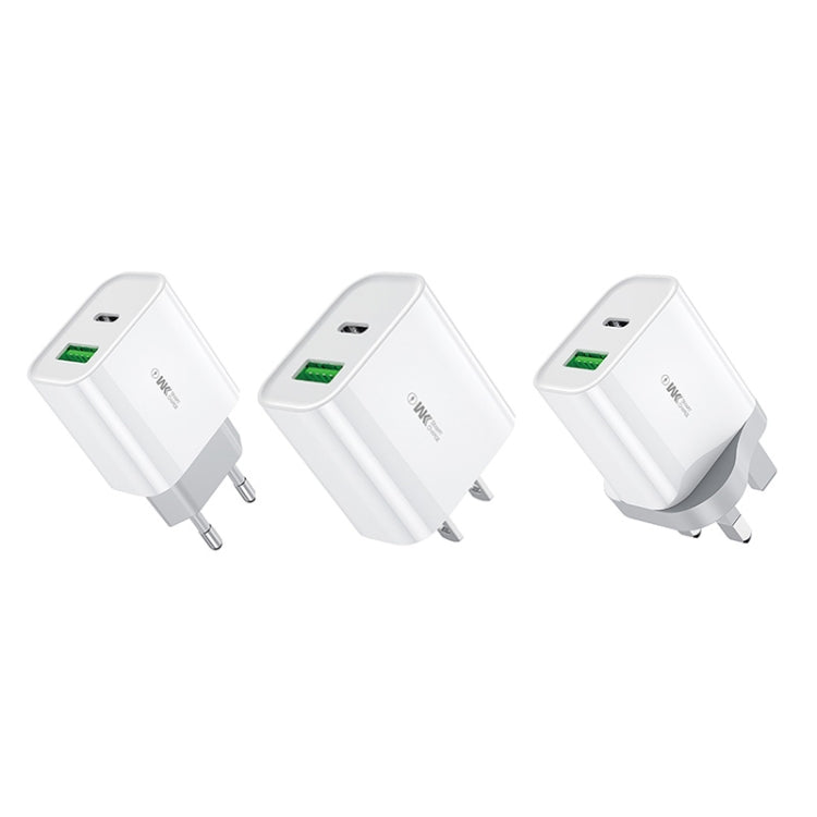 Cargador WK WP-U53 QC3.0 Cargador rápido USB tipo C Maxspeed PD de 20 W