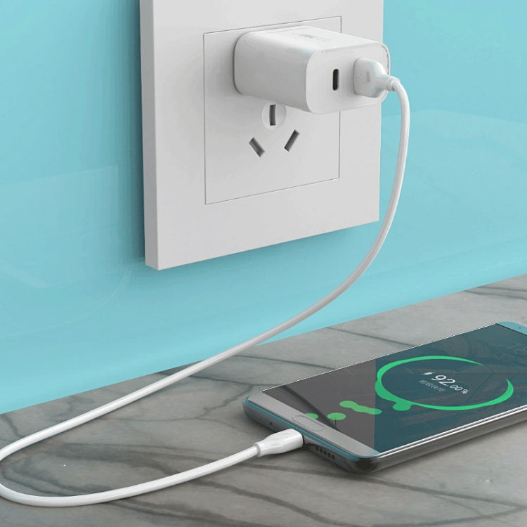 Cargador WK WP-U53 QC3.0 Cargador rápido USB tipo C Maxspeed PD de 20 W
