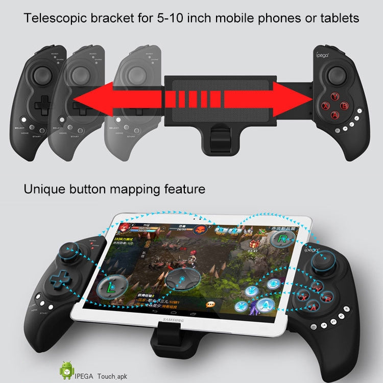 Ipega PG-9023S Controlador telescópico inalámbrico Bluetooth Eat Chicken Artifact