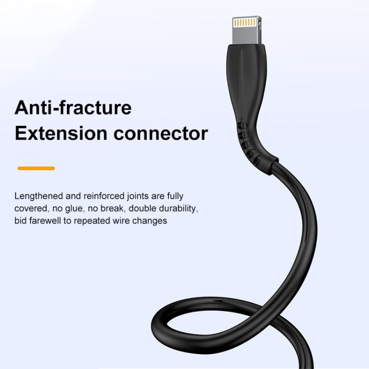 Wei CL-115L 1m 2.4A Cable de carga USB a 8 pines