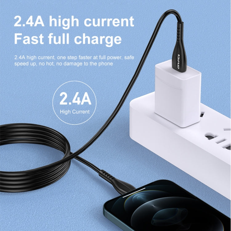 Wei CL-115L 1m 2.4A Cable de carga USB a 8 pines