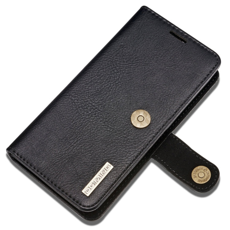 DG.MING para iPhone 8 Plus y iPhone 7 Plus Funda protectora magnética desmontable con tapa horizontal con textura Crazy Horse con soporte, ranuras para tarjetas y billetera, iPhone 8P & 7P