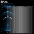 Para iPhone 12 Pro Max 50 piezas 0,26 mm 9H 2.5D Película de vidrio templado (ranurada), For iPhone 12 Pro Max