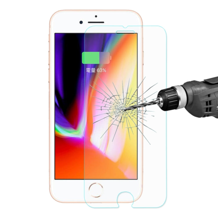 ENKAY para iPhone 8 Plus y 7 Plus 0,26 mm 9H Dureza 2.5D Película de pantalla de vidrio templado curvado, For 8P & 7P