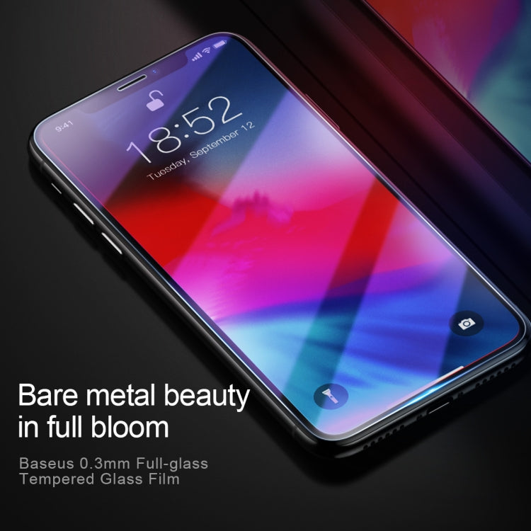 Para iPhone 11 Pro Max / XS Max Baseus Película de vidrio templado anti-rayos azules de 0,3 mm