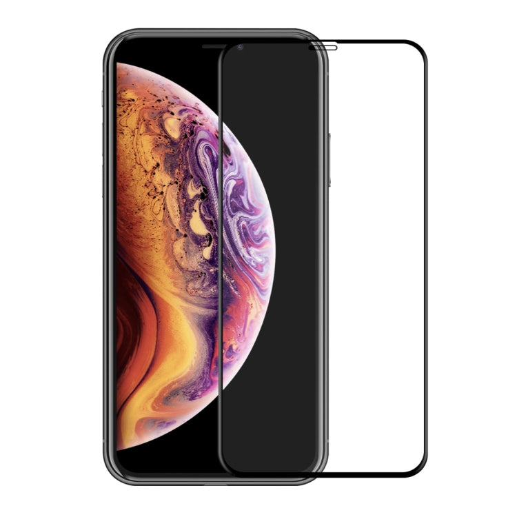 Para iPhone 11 Pro Max / XS Max ENKAY Hat-Prince 0.26mm 9H 6D Película de vidrio templado de pantalla completa curvada, For XS Max (6D)