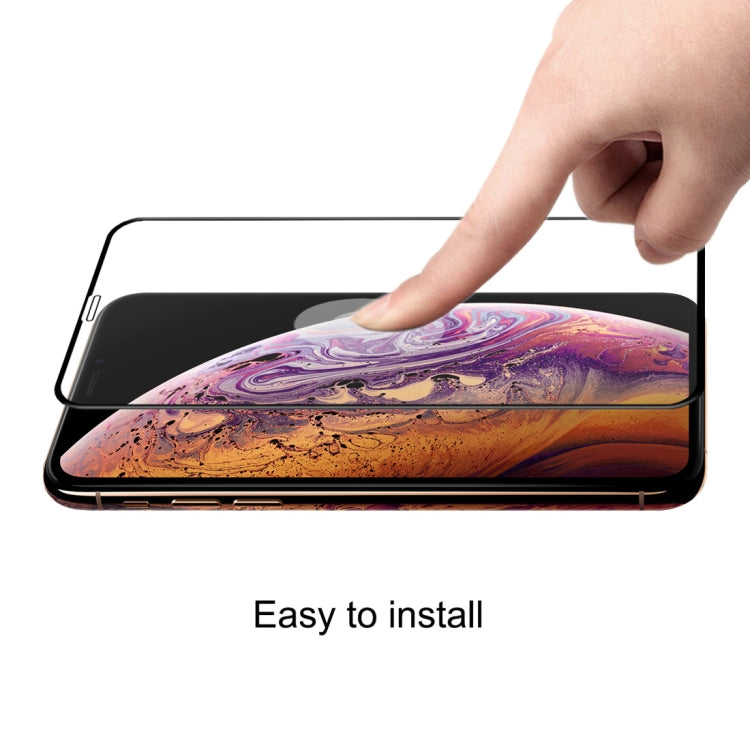 Para iPhone 11 Pro Max / XS Max ENKAY Hat-Prince 0.26mm 9H 6D Película de vidrio templado de pantalla completa curvada, For XS Max (6D)