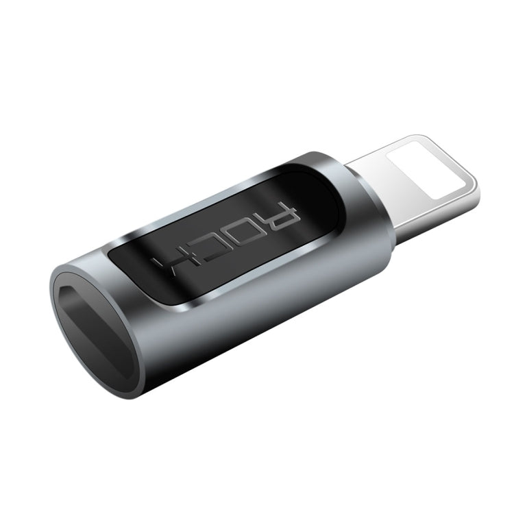 Adaptador de auriculares convertidor de audio portátil ROCK 2.1A USB-C/Type-C a 8 pines