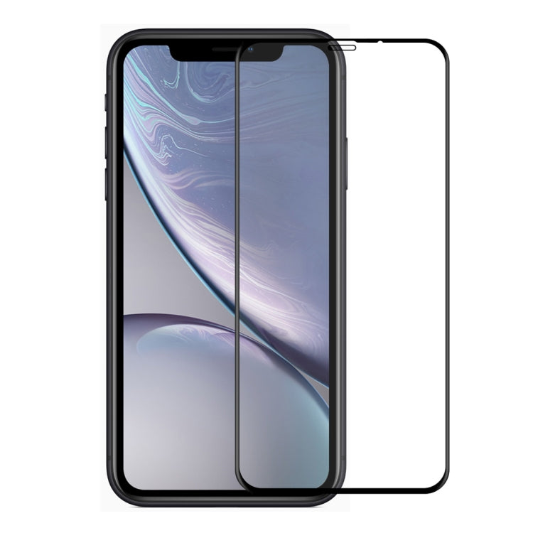 Para iPhone XR ENKAY Hat-Prince 0,26 mm 9H 6D Película de vidrio templado de pantalla completa curvada, For XR (6D)