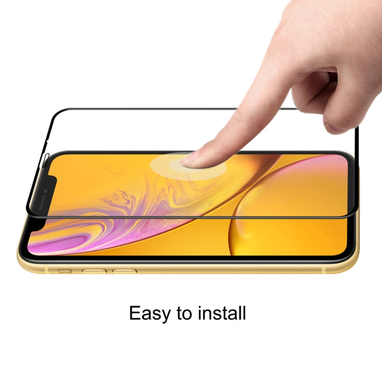 Para iPhone XR ENKAY Hat-Prince 0,26 mm 9H 6D Película de vidrio templado de pantalla completa curvada, For XR (6D)
