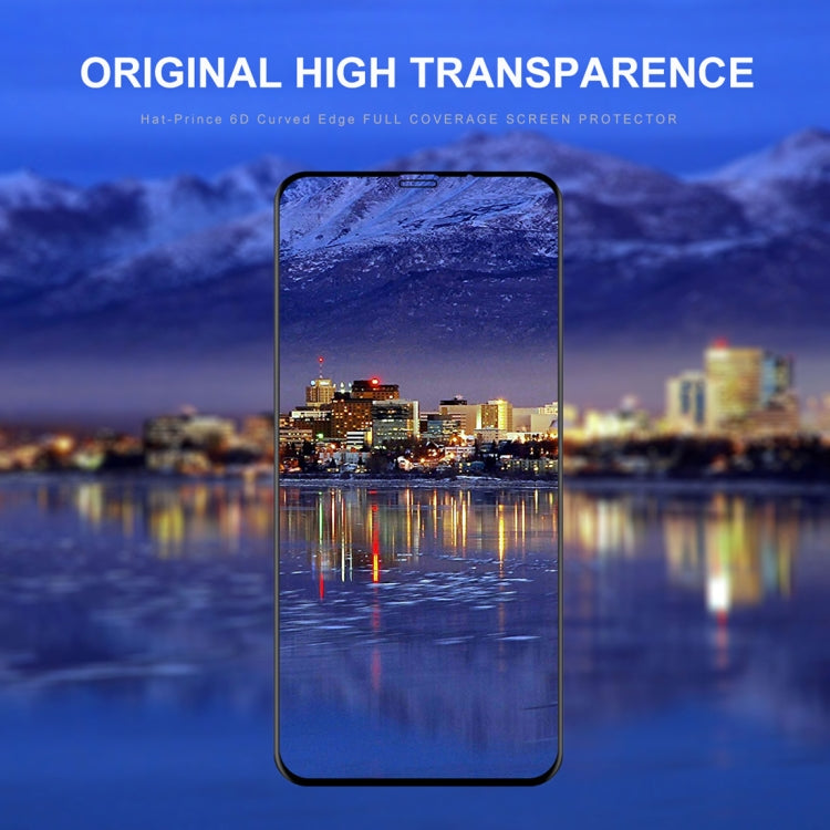 Para iPhone XR ENKAY Hat-Prince 0,26 mm 9H 6D Película de vidrio templado de pantalla completa curvada, For XR (6D)