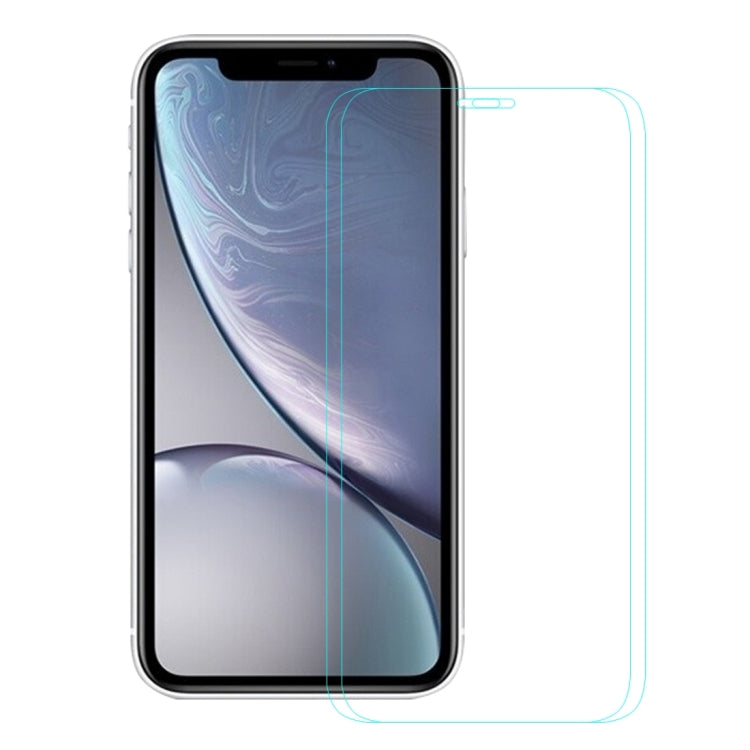 Para iPhone XR 2 piezas ENKAY Hat-Prince 0,26 mm 9H 2.5D Película de vidrio templado, For XR (2 PCS)