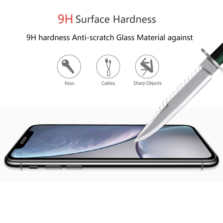 Para iPhone XR 2 piezas ENKAY Hat-Prince 0,26 mm 9H 2.5D Película de vidrio templado, For XR (2 PCS)