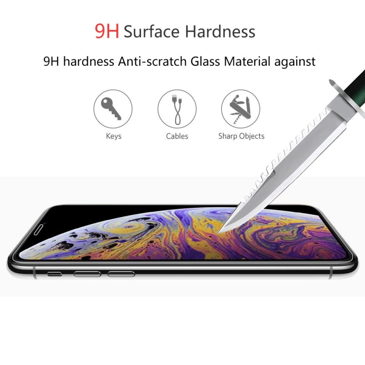 Para iPhone 11 Pro Max / XS Max ENKAY Hat-Prince 0,26 mm 9H 2.5D Película de vidrio templado, For XS Max (1 PC)