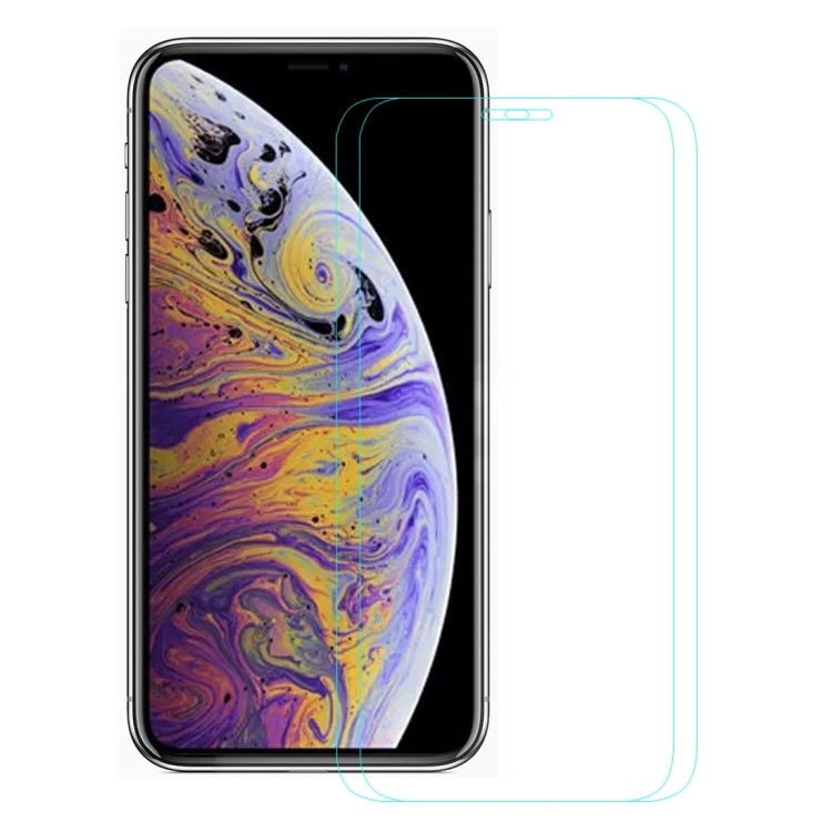Para iPhone 11 Pro Max / XS Max 2 piezas ENKAY Hat-Prince 0,26 mm 9H 2.5D Película de vidrio templado, For XS Max (2 PCS)