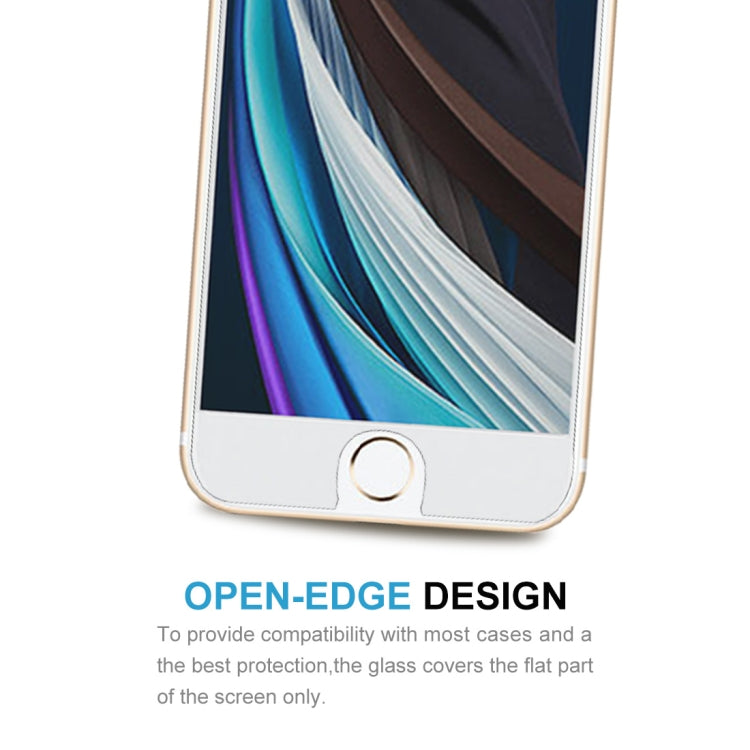 Para iPhone SE 2022 / SE 2020 Película de vidrio templado con borde de arco grande, For iPhone SE 2022 (1pcs)