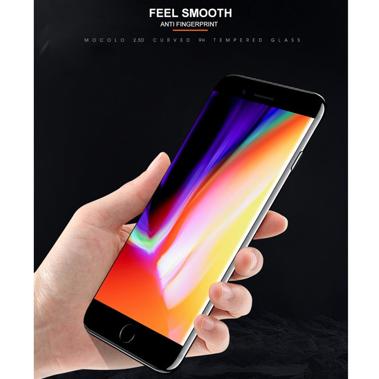 Película de vidrio templado con impresión de seda mocolo de 0,33 mm 9H 2.5D para iPhone 8 Plus y 7 Plus, iPhone 8 Plus & 7 Plus