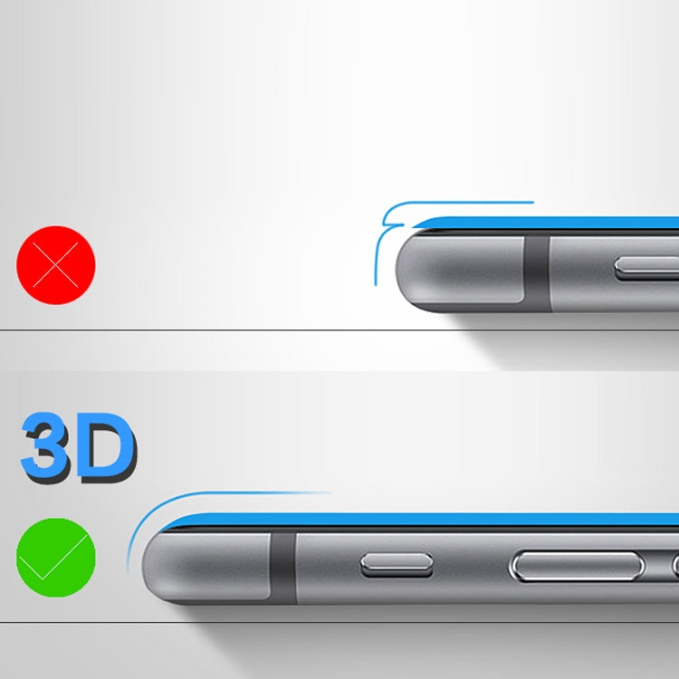 Película de vidrio templado de borde redondo 3D mocolo de 0,33 mm 9H para iPhone 8 Plus y 7 Plus, iPhone 8 Plus & 7 Plus