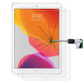 2 PCS para iPad 10.2 2021/2020/2019 9H Película de vidrio templado a prueba de explosiones de borde recto, For iPad 10.2 2021 / 2020 / 2019