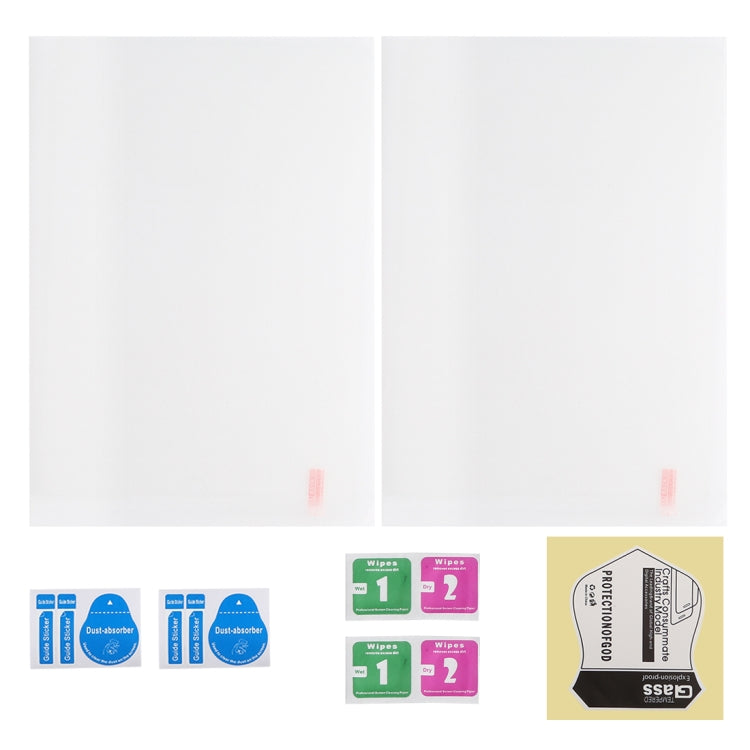 2 PCS para iPad 10.2 2021/2020/2019 9H Película de vidrio templado a prueba de explosiones de borde recto, For iPad 10.2 2021 / 2020 / 2019