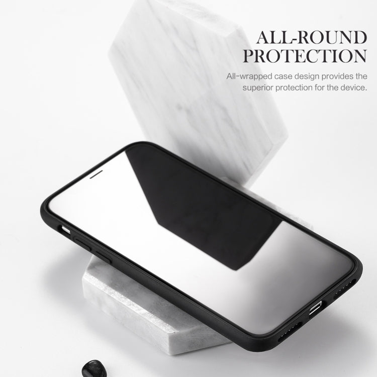 Para iPhone XS Max ROCK Origin Series Business TPU + Funda protectora de PU, For XS Max