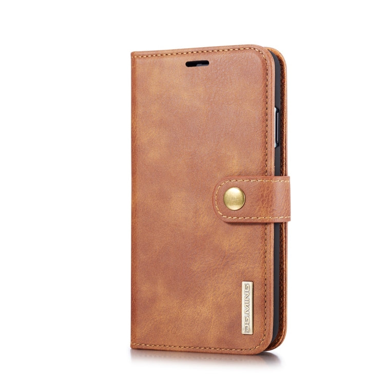 Para iPhone XS Max DG.MING Crazy Horse Texture Flip Funda de cuero magnética desmontable con soporte, ranuras para tarjetas y billetera, iPhone XS Max, For iPhone XS Max