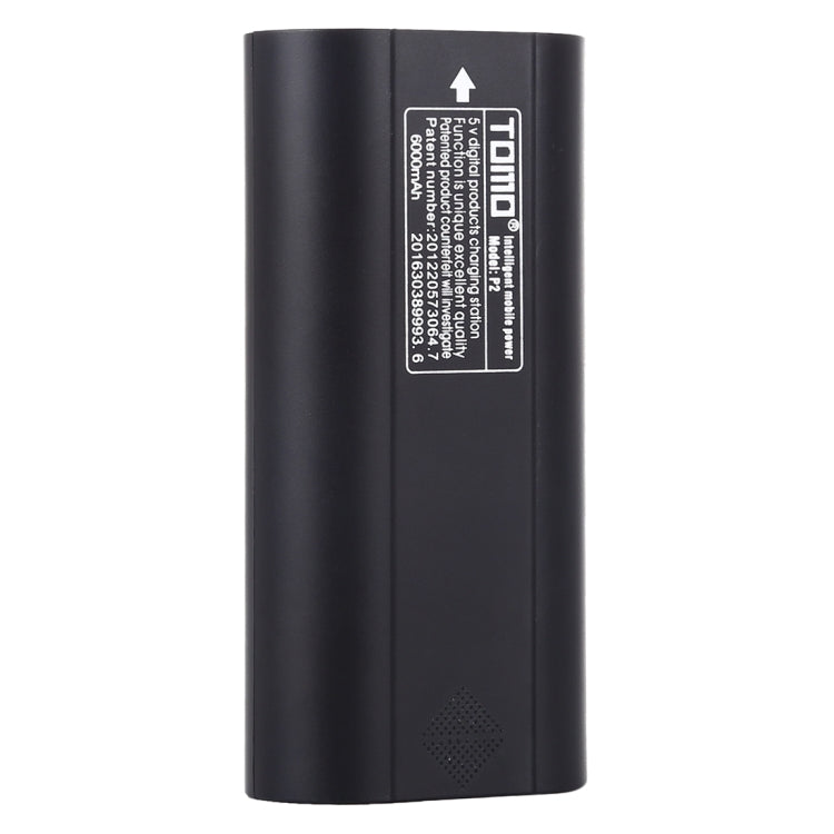 Cargador de batería TOMO P2 USB Smart 2 con luz indicadora para batería de iones de litio 18650, TOMO P2